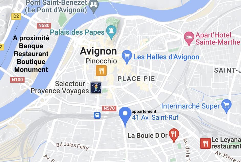 Le Petit Saint-Ruf Leilighet Avignon Eksteriør bilde